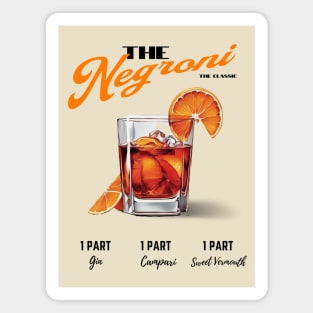 The Classic Negroni Magnet